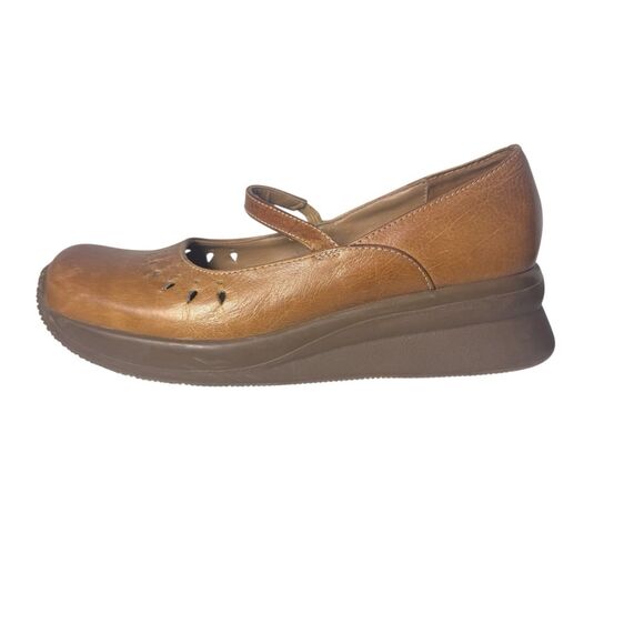 Vintage Y2K Steve Madden Jazmine Brown Leather Chunky Mary Jane Shoe Sz 7.5 B - Picture 11 of 16